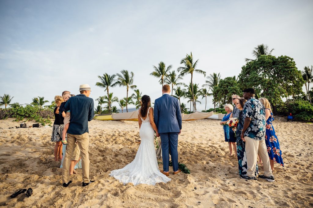 wedding ceremony at a beach in hawaii