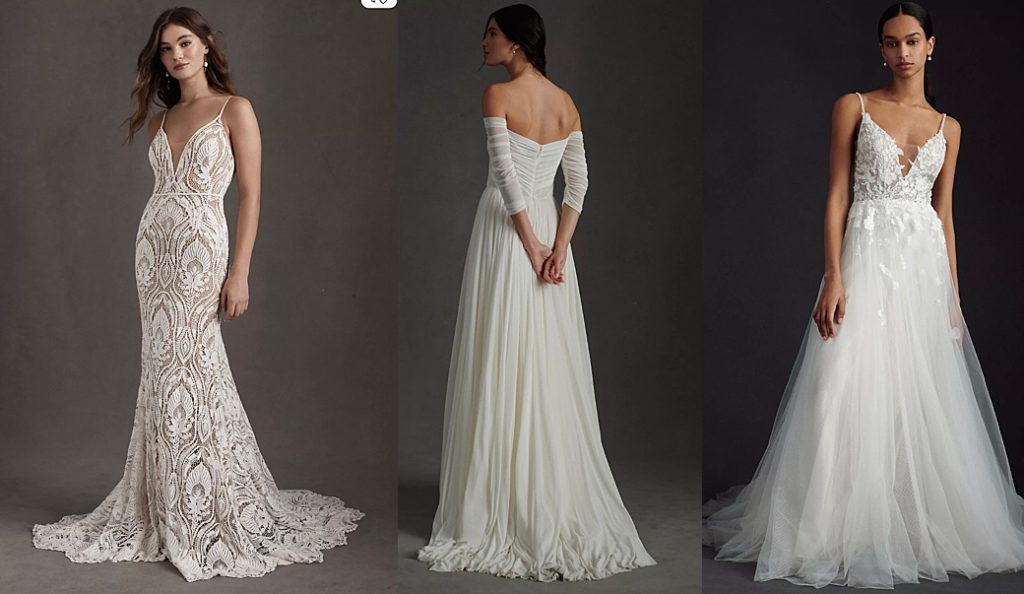 options from bridal gown