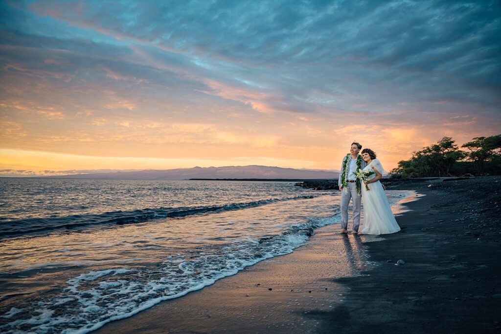 sunset in hawaii